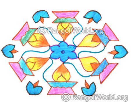 Deepam pooja kolam sep2015