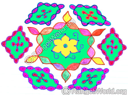 Vinayagar chaturthi pooja sikku kolam sep2015
