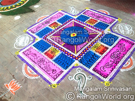 Paramapada vasal rangoli day 10