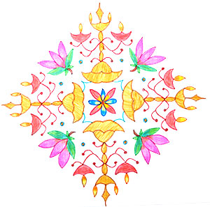 Diwali kolam designs gallery