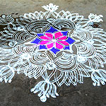 Double stroke rangoli designs collection