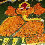 Ganesh chaturthi rangoli designs 2015