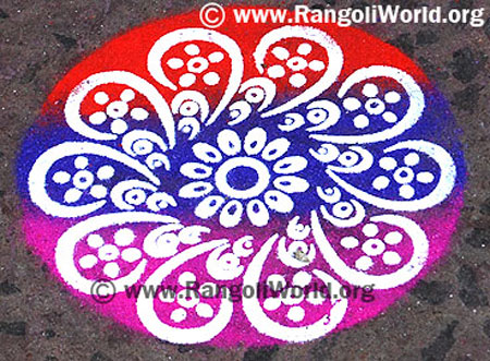 Instrumental rangoli 4