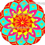 Kundan & Stone rangoli designs