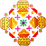 Pongal kolam designs