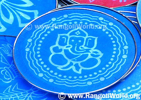 Vinayagar rangoli instrument