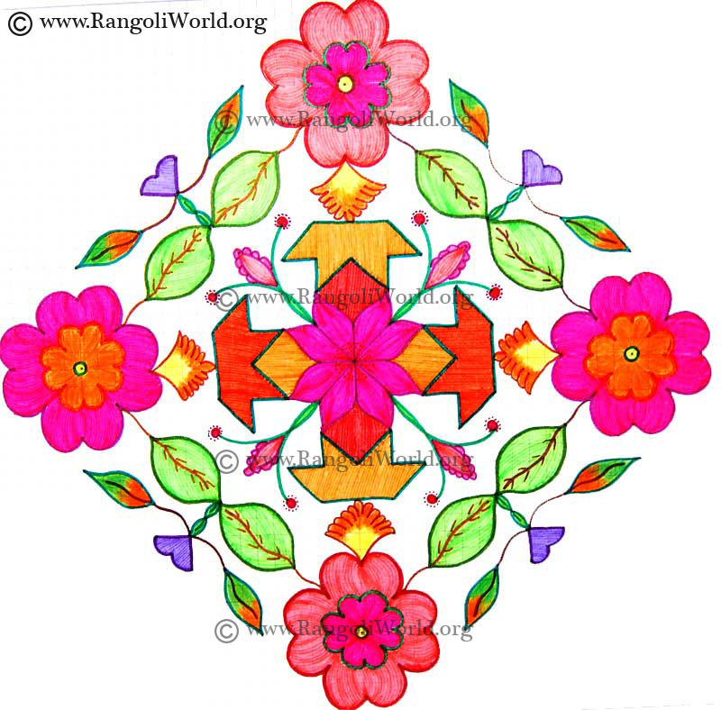 Flower Kolam