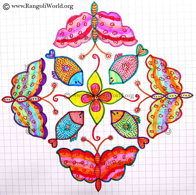 Flower Kolam