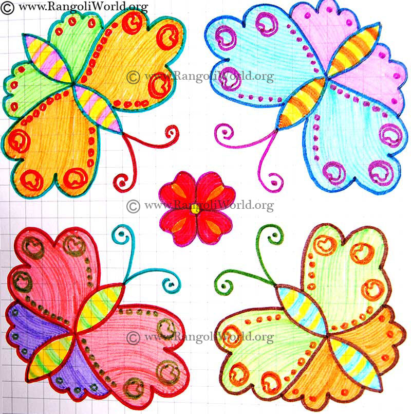 Butterfly Kolam