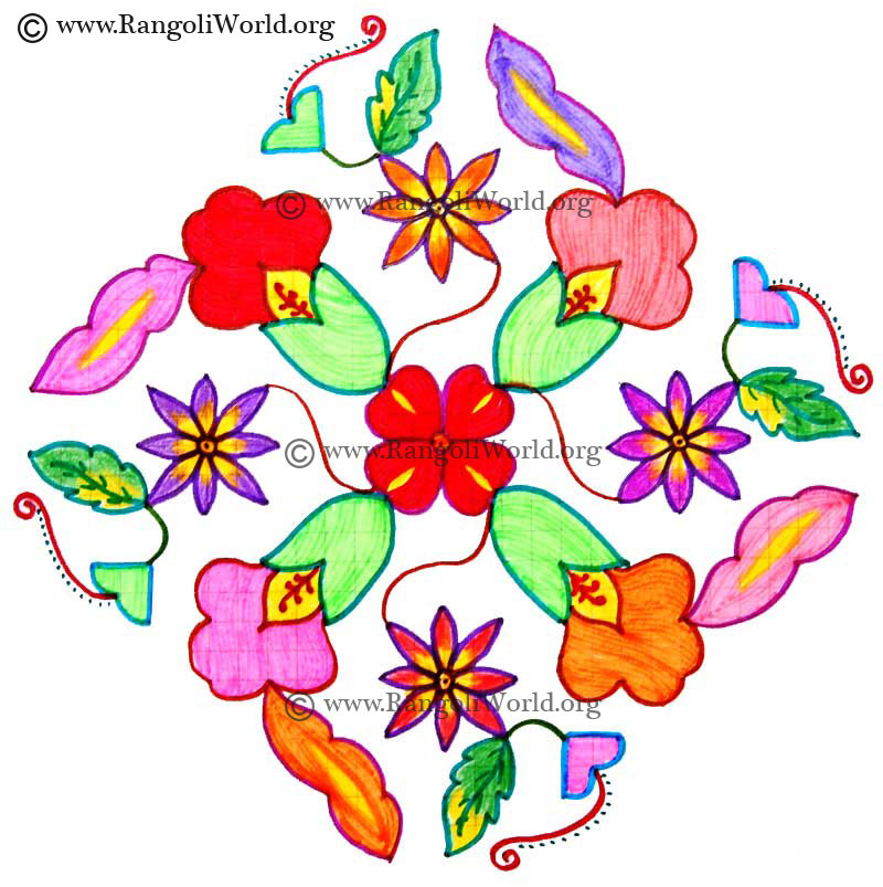 Flower Kolam