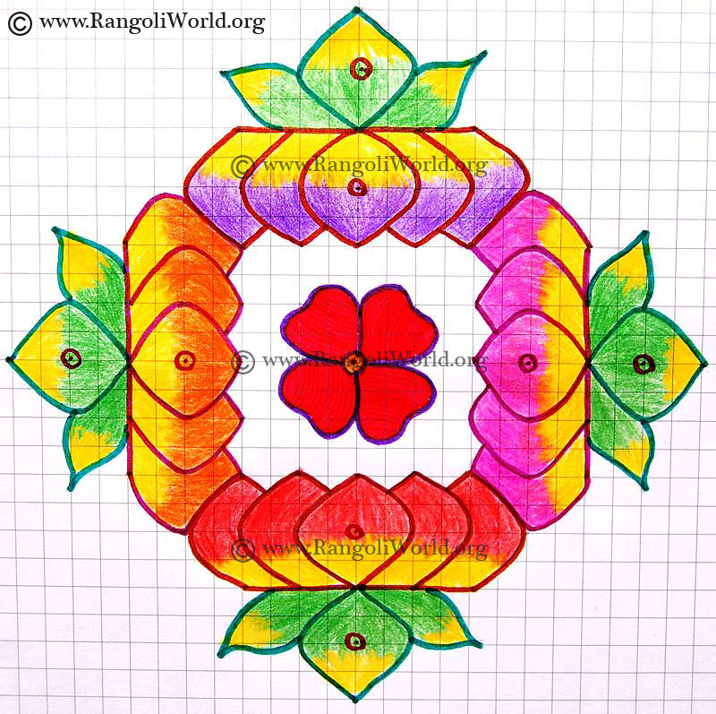 Lotus Kolam