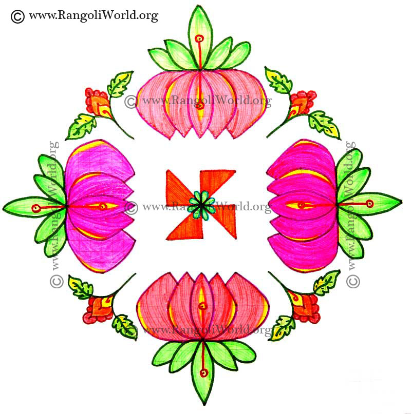 Lotus Kolam