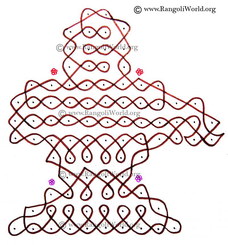 SivaLingam Kolam