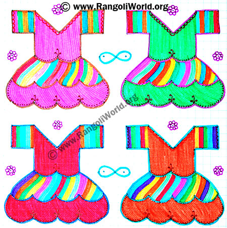Baby Gown Kolam