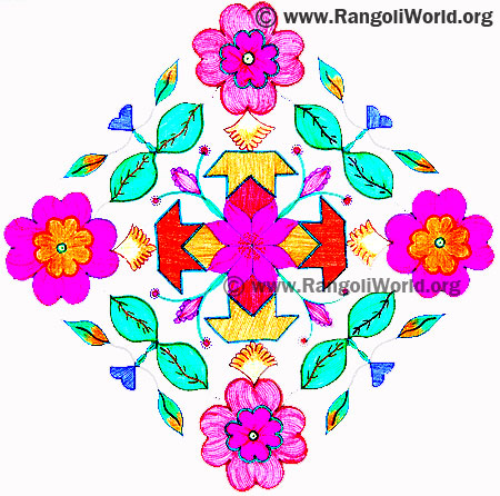Flowers Kolam