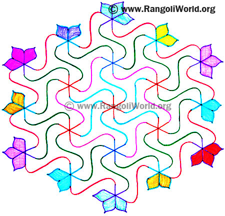 Flower Kolam