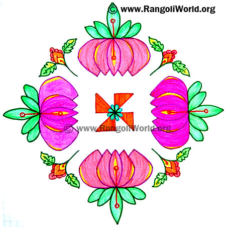 Lotus Kolam