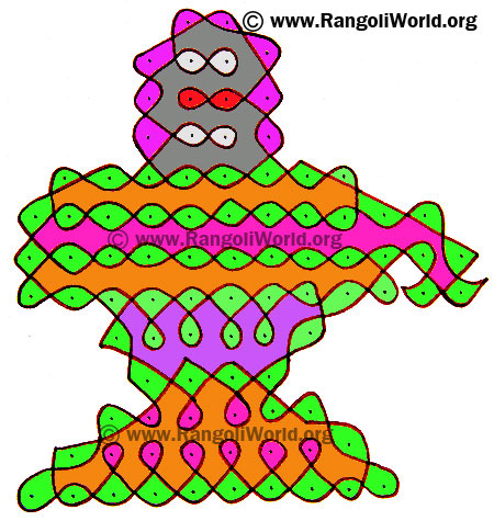 SivaLingam Kolam