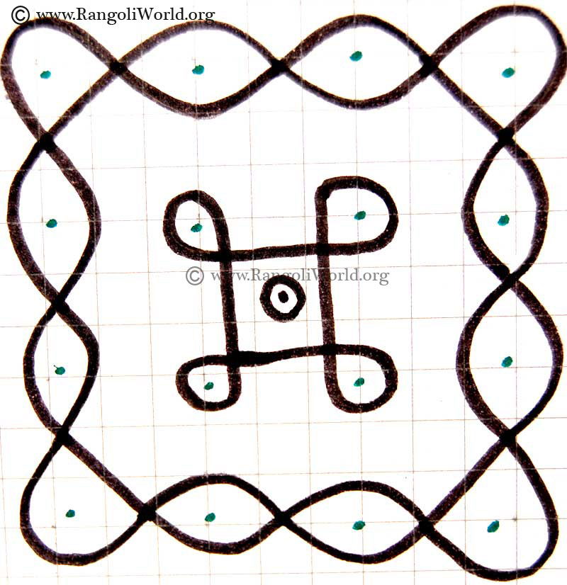 4 to 4 Sikku Kolam 5 May 29 2013