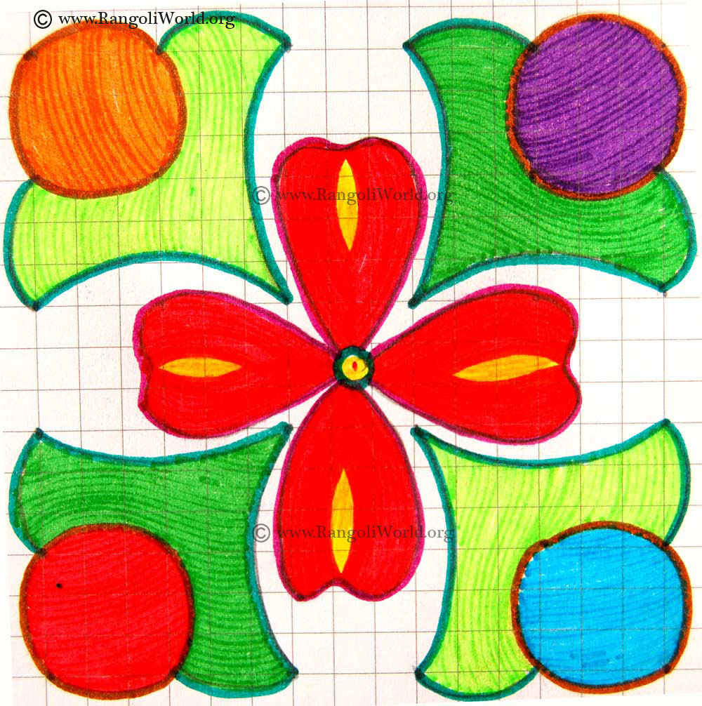 Flower Kolam