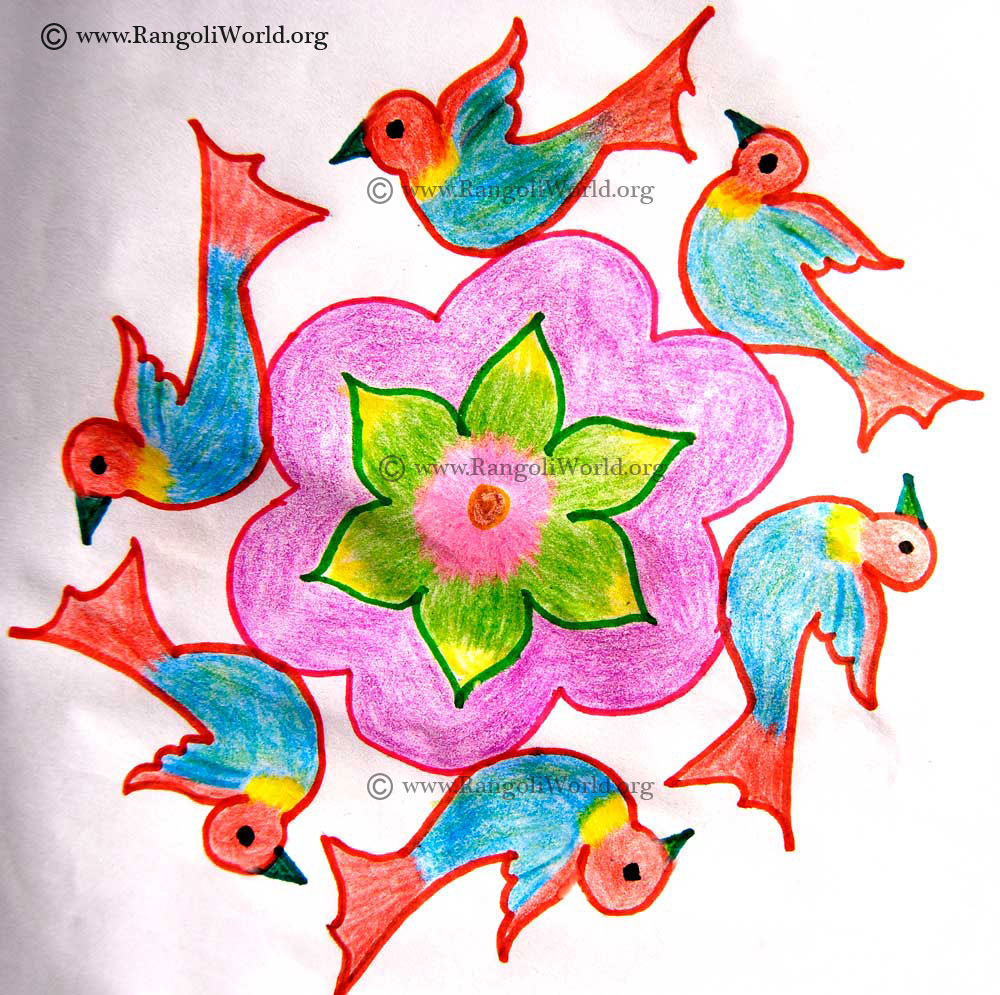 Bird Kolam