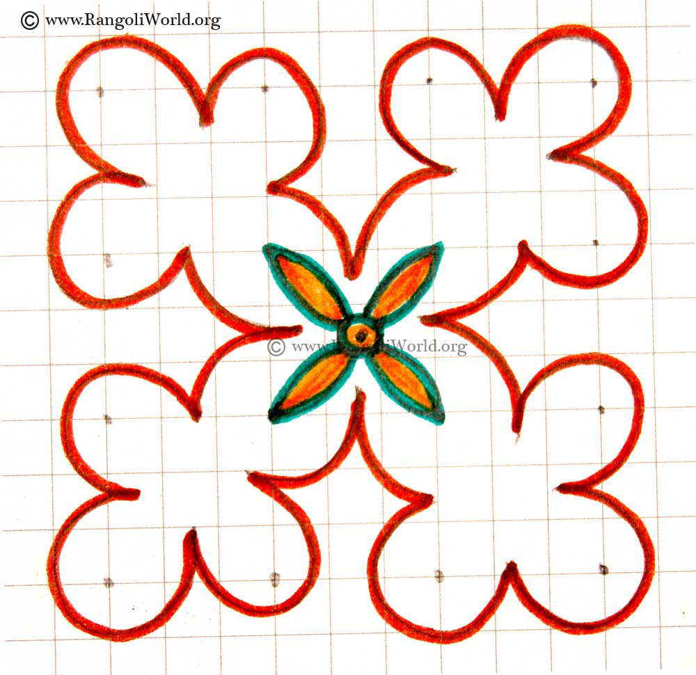 Flower Kolam