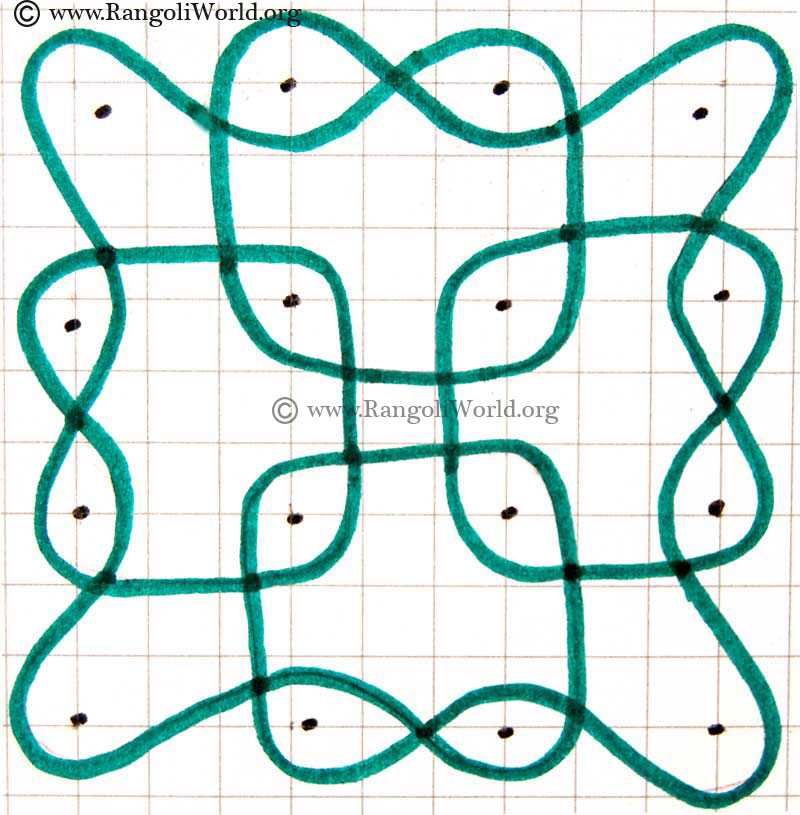 4 To 4 Sikku Kolam