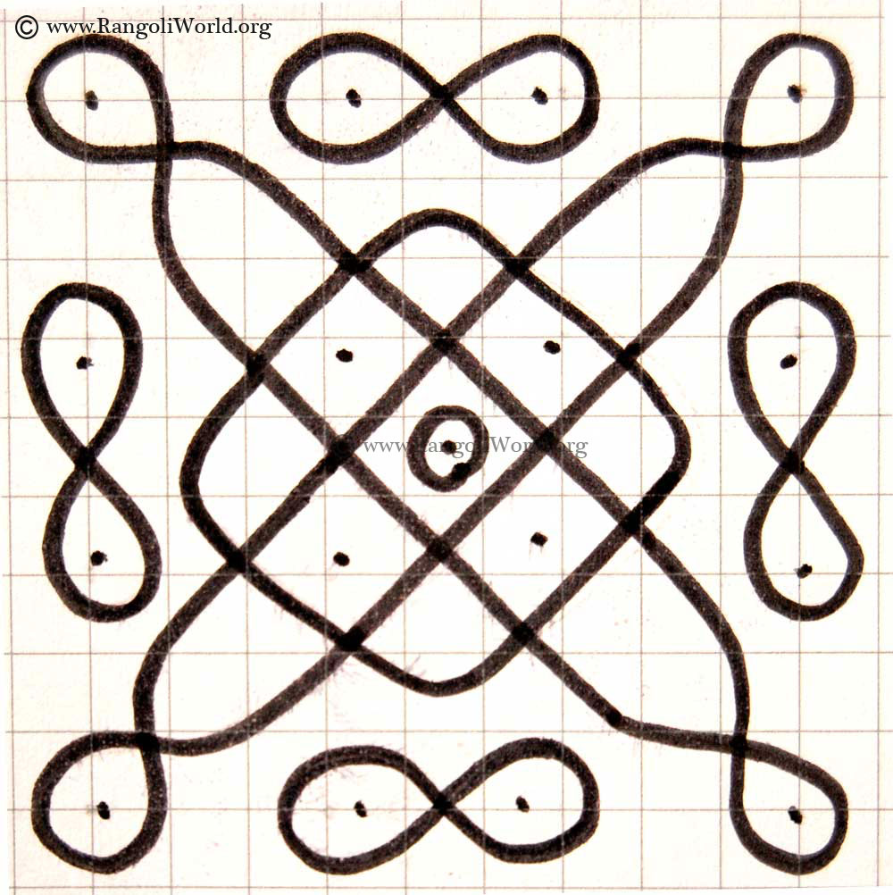 4 to 4 Sikku Kolam