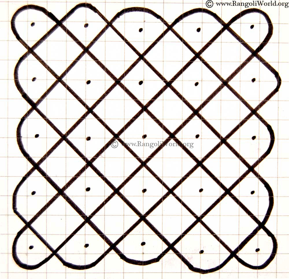 5 to 5 Sikku Kolam