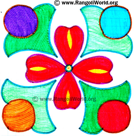 Flower Kolam