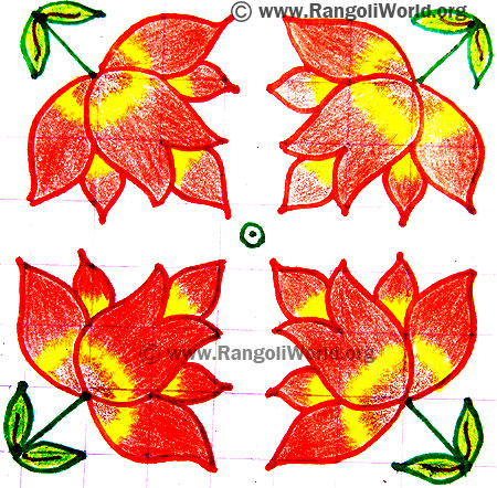 Flower Kolam