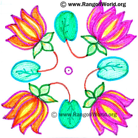 Lotus Kolam