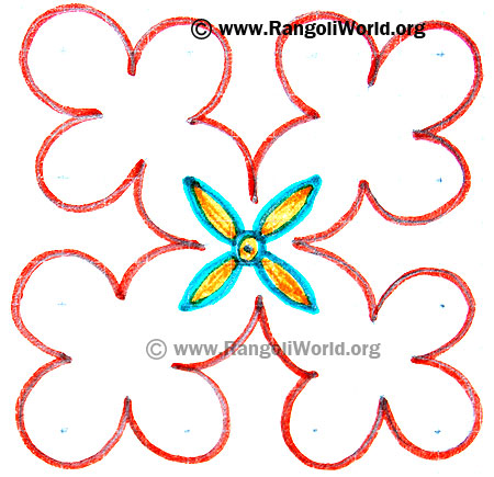 Flower Kolam