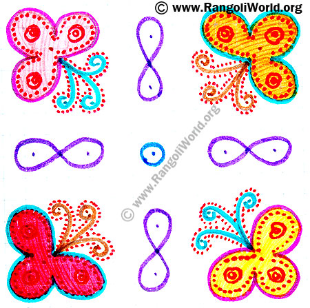 Butterfly Kolam