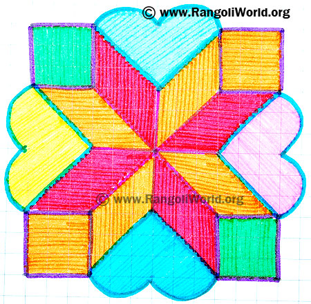 Flower Kolam