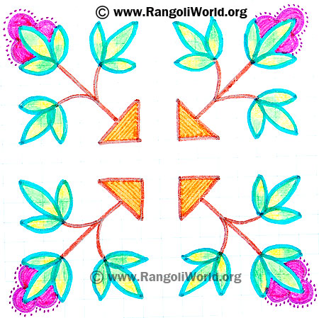 Flower Kolam