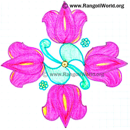 Lotus Kolam