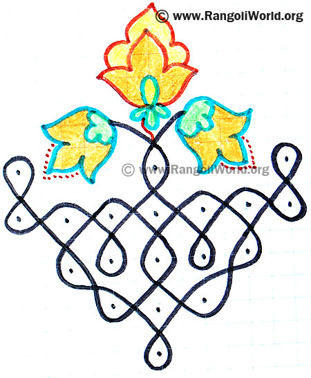 Flower Sikku Kolam