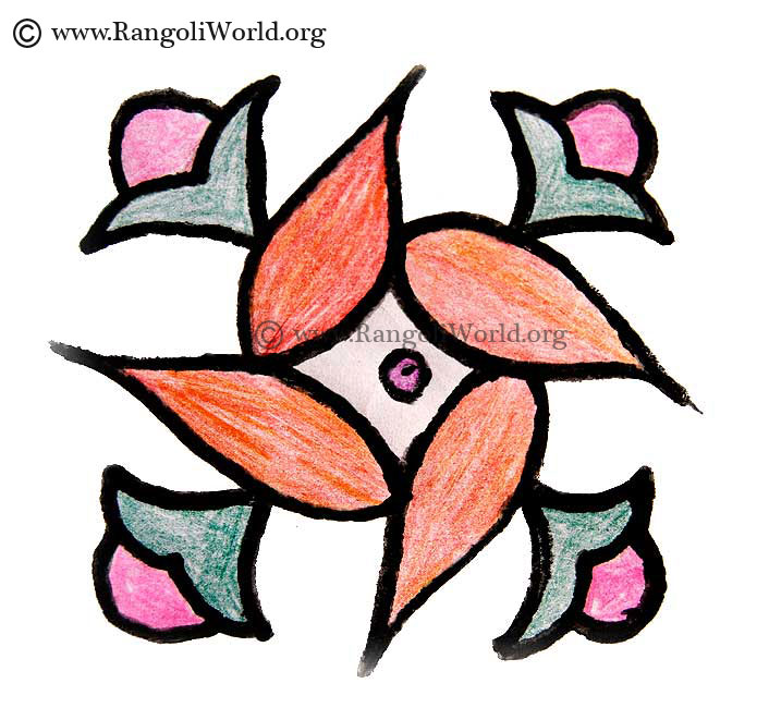 Flower Kolam