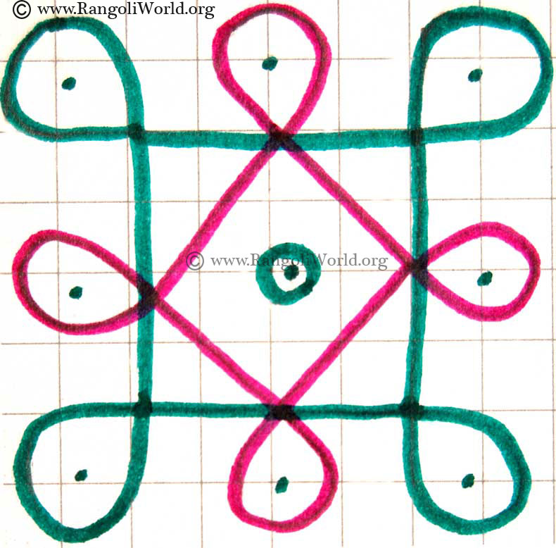 Simple Sikku Kolam