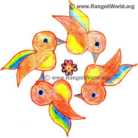 Birds Kolam