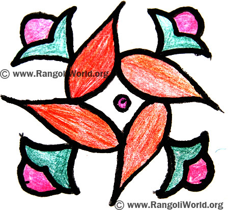 Flower Kolam