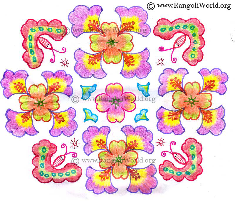 Butterfly Kolam