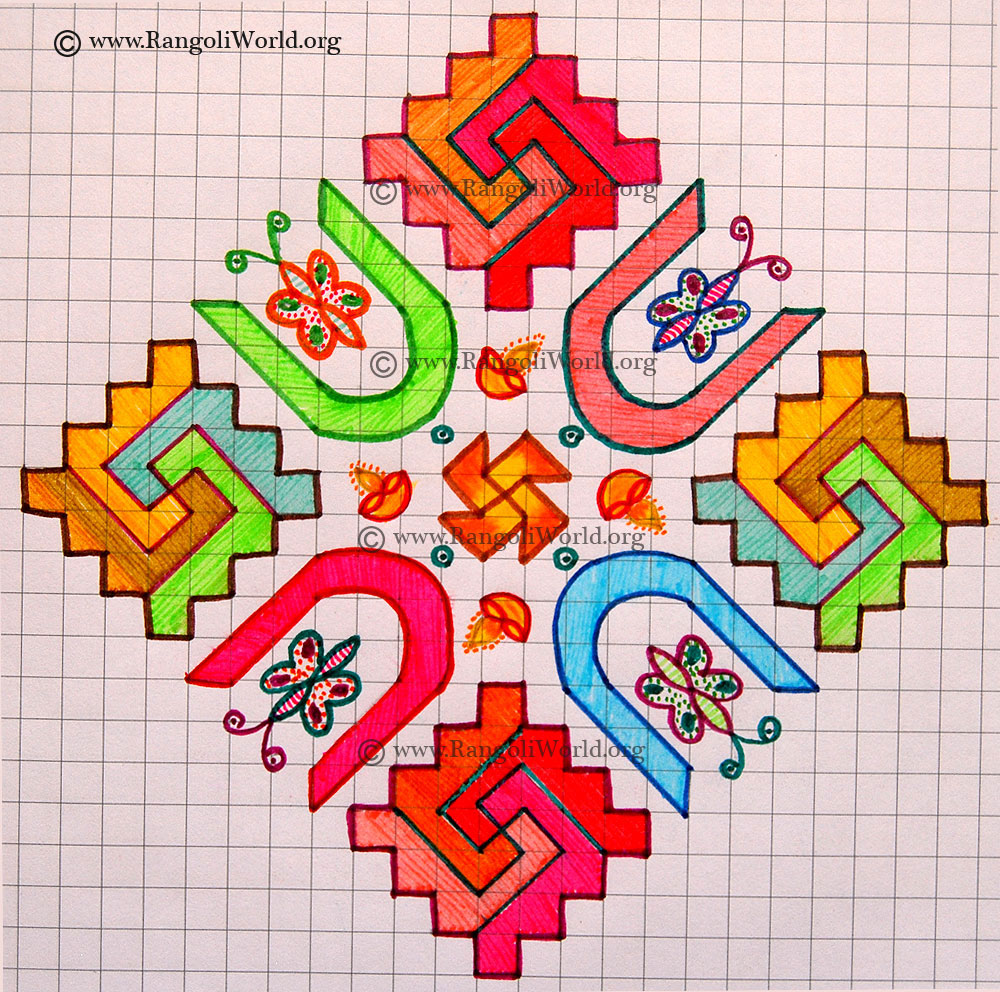 Butterfly Kolam