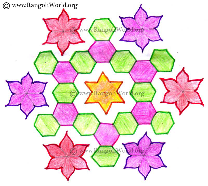 Flower Kolam