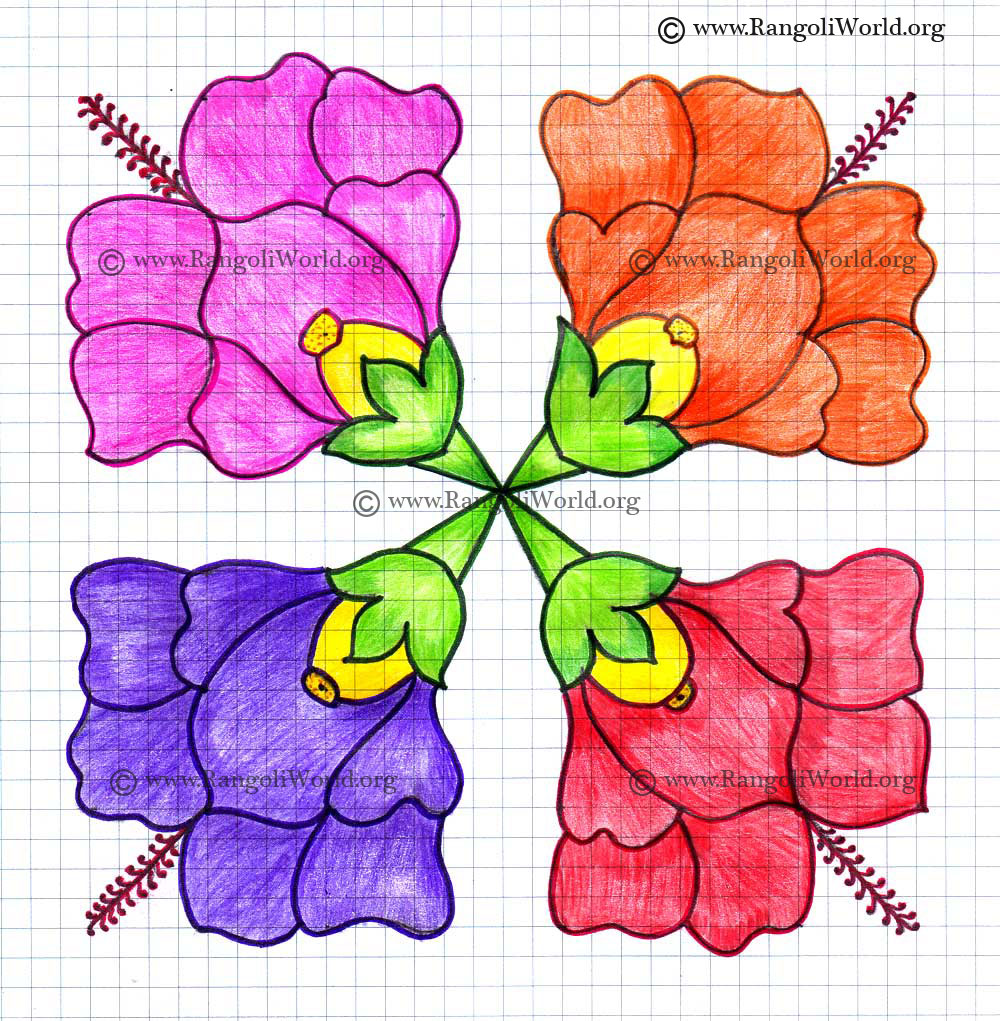 Flowers Kolam
