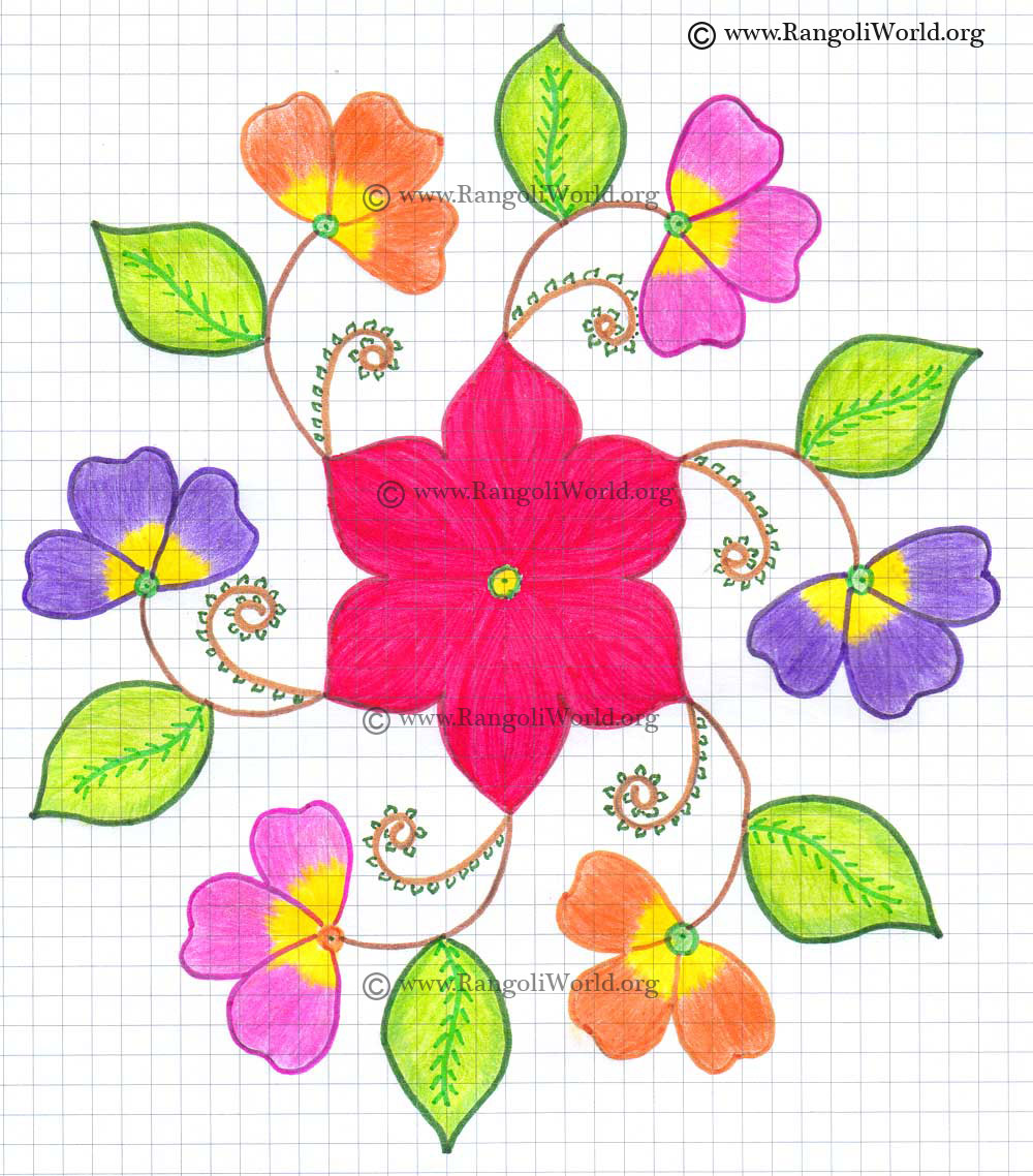 Flowers Kolam