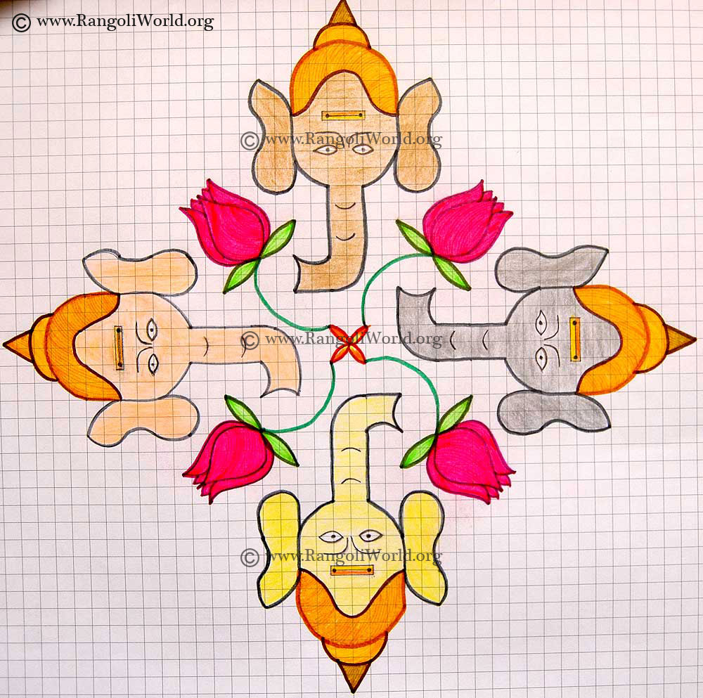 Vinayagar Kolam