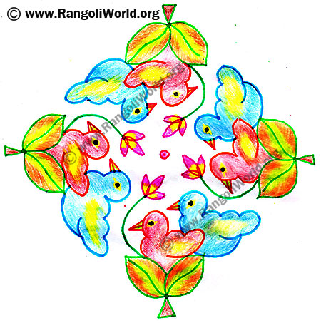 Bird Kolam