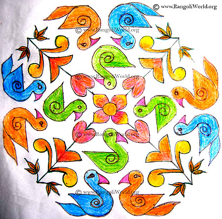 Bird Kolam